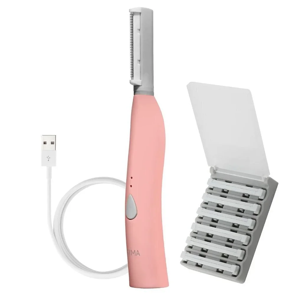 SIMA Patented Dermaplane Razor for Women Face – Painless 2-in-1 Facial Exfoliati